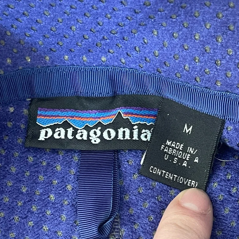 Vintage Patagonia 90s USA Men’s Retro High Pile Full Zip Sweater Medium - Picture 3 of 7